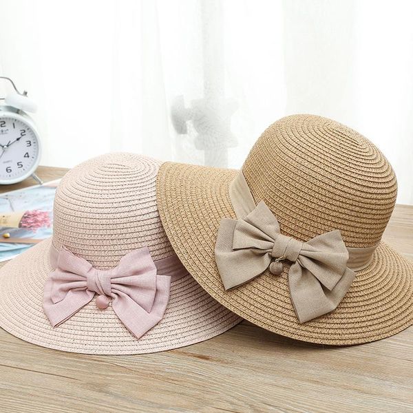 

wide brim hats women butterfly pendeloque cut sandy beach sun hat will eaves on vacation leisure straw, Blue;gray