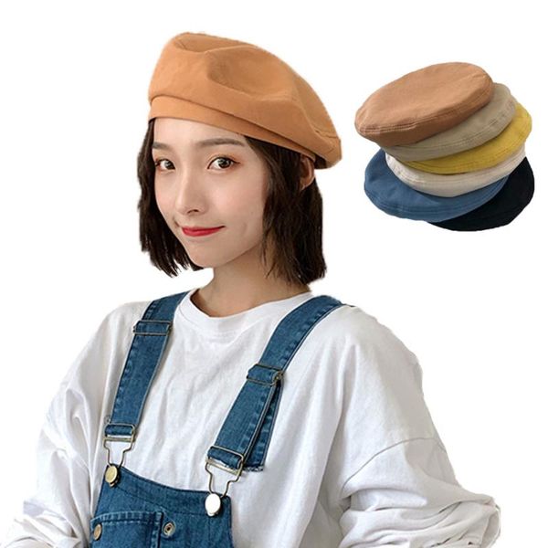 

lady берет французский стиль твердая теплые зимние шапочки hat cap vintage plain берет шляпы solid caps цвет элегантный исполнитель painter, Blue;gray