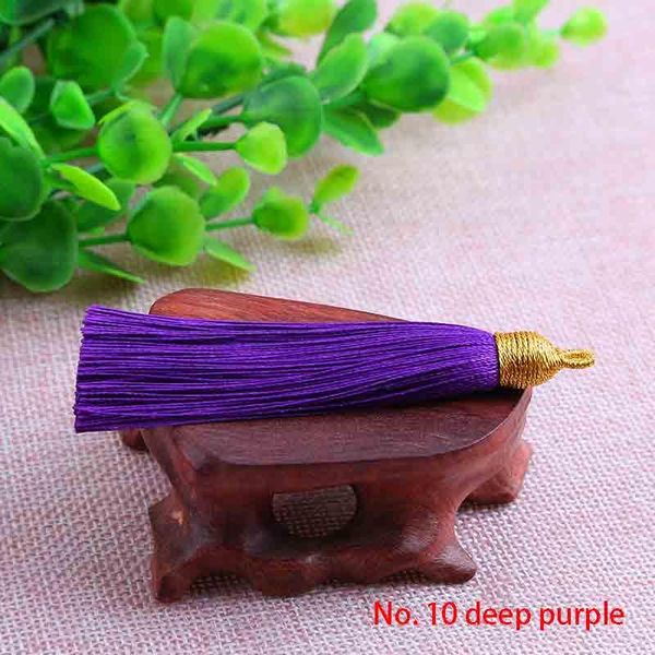 

12pcs lot goldencap vertical tassel silk fringe bangs flower tassel decorative garment for curtains home decoration accessories h bbyqea