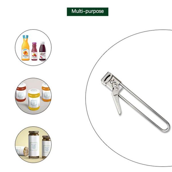 

многофункциональный бутылки пива открывалка регулируемый консервный нож из нержавеющей стали ручной jar крышка открывалка gripper kitchen ga