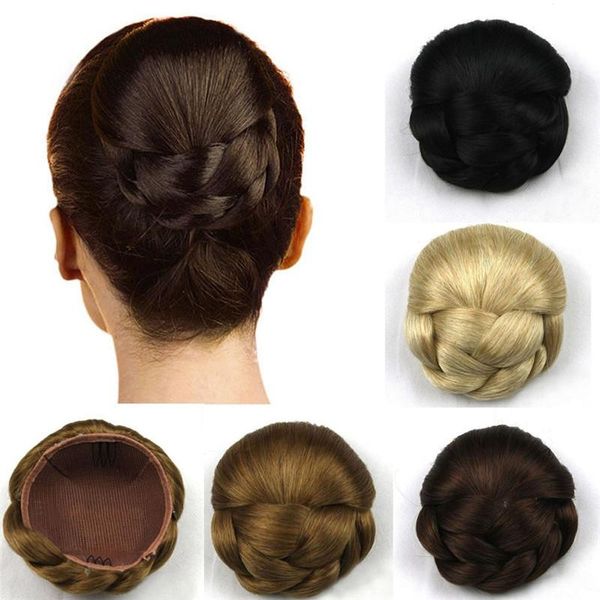 

hair accessories women clip big bun hairpiece extension for bride headwear