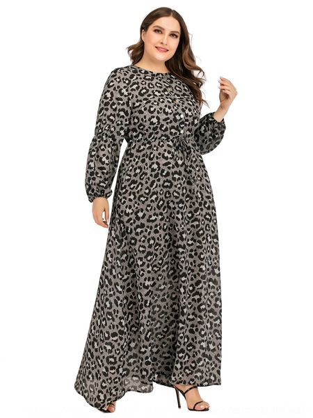 

nbcde printelarge size women's sleeve waist lace-up long casual printed a18101large size women's a18101 casual waist lace-up long, Black;gray
