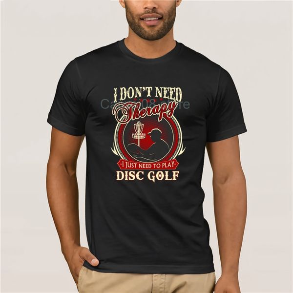 

new summer casual print i don't need just need to play disc golf summer fashion street short sleeve hooded sweatshirt hoodie men t shir