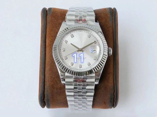 

vr production process of polishing and electroplating of stainless steel 3235 movement with anti-scratch sapphire crystal watch mirror, Slivery;brown