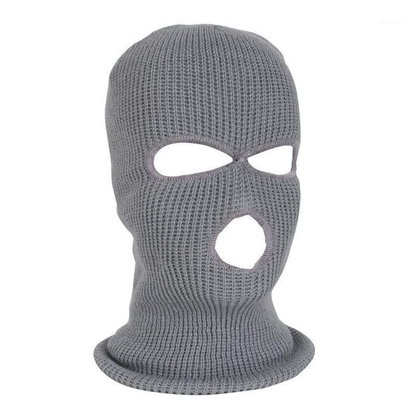 Radfahren Caps Masken Winter Balaclava 2 Loch Gesichtsmaske Volle Kappe Stricken Motorrad Schild Outdoor Reiten Ski Bergsteiger Kopf Abdeckung