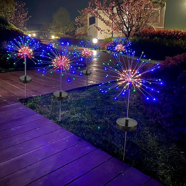 

fengrise 120 led light garden дистанционного управления солнечного света водонепроницаемый освещения glow in the dark garden украшение для п