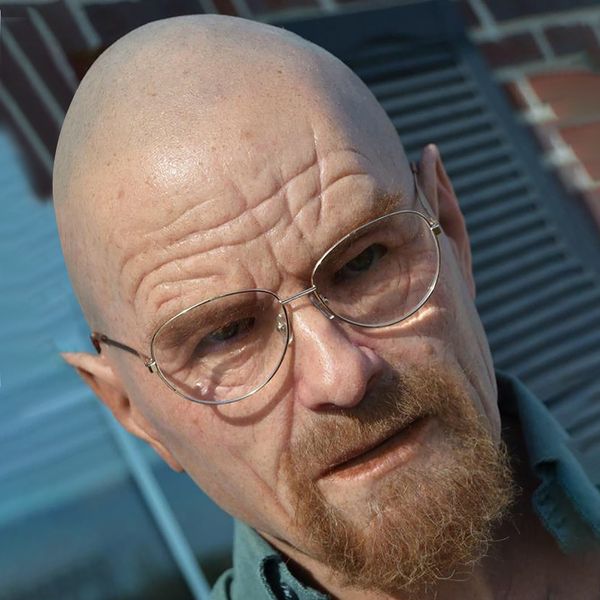 

holiday comfortable cosplay full halloween bald latex elder funny masks creepy party old man supersoft mask new