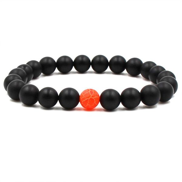 

браслет из бисера матовых мод mens камня ювелирных изделий natural black crack gift лаки оранжевых бусы wmtvlp otsweet