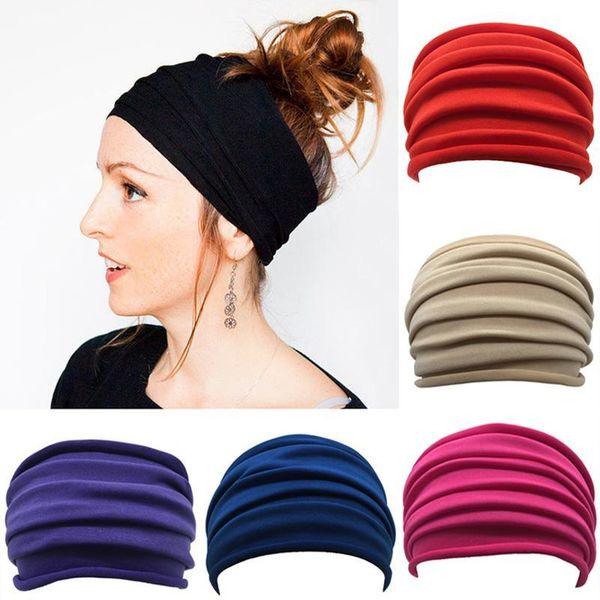

sports yoga headbands run fitness headband elastic hair bands wide stretch hairband wrap headbands cotton headdress acc jllvzz