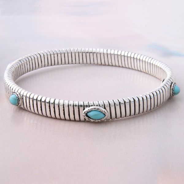 

neefuwofu 7mm spring chain silver color bracelet copper charm bracelets de madera pulseira estrela de cinco elastic, Golden;silver
