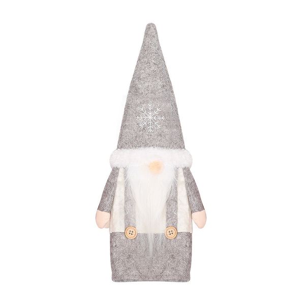 

holder 2021 claus faceless santa doll bottle wine bag holiday dress up christmas decoration navidad#35