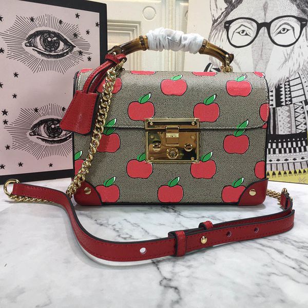 

totes shoulder bags padlock small bamboo bag 603221 italian well known popular size 24x17x10 cm