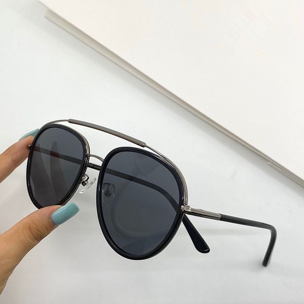 

lens sunglasses new women sunglasses men uv oval frame and protection 0748 popular summer style fashion metal quality come with box ccuc, White;black