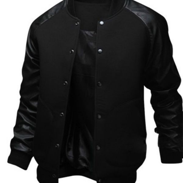 

zogaa 2020 men jacket big pocket slim hip hop baseball jacket coat casual long-sleeved pure color mens windbreaker jackets x0621, Black;brown