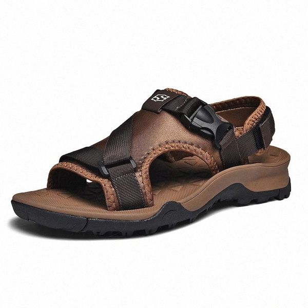 

new summer shoes men sandals flat thick sole black summer holiday male sandalse non-slip mens beach sandals a2242 #ki3j