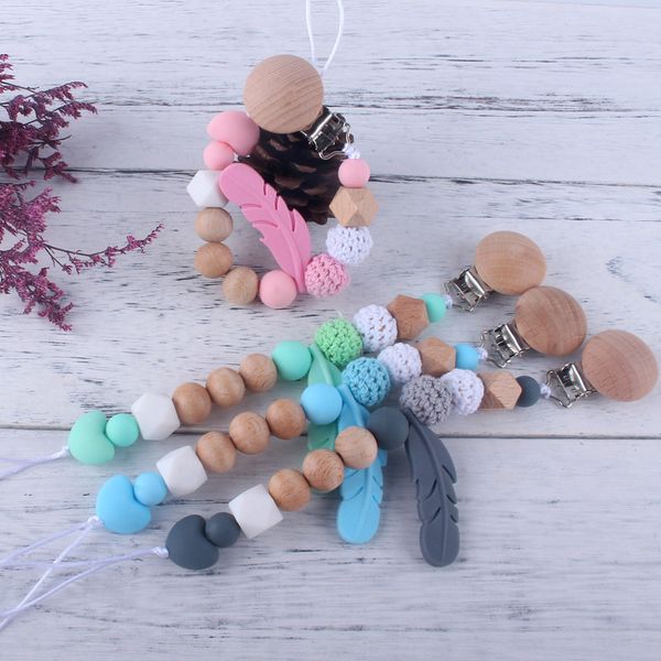 

silicone pacifier chain baby products gutta percha new nipple clip anti lose chain