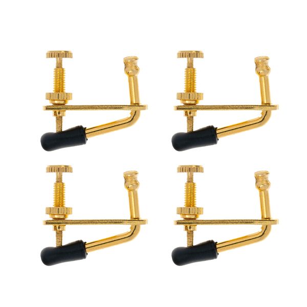 

naomi 4pcs golden violin fine tuners string adjusters spinner fiddler strings adjuster