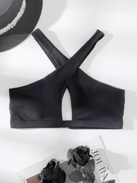 

criss cross bikini h0cb#, White;black