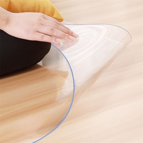 Sala de estar / Quarto impermeável proteção Tapete Workbench Table Pano Table Toalho de madeira PVC 220301