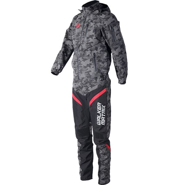 

2020 motorcycle reflective jersey men keep warm electric car wear road racing knight motorcycle suit brigade offroad protection, Black;red