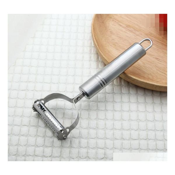 

multifunctional metal rotary potato peeler vegetable cutter fruit melon planer grater kitchen gadgets tools with retail package t8nxf