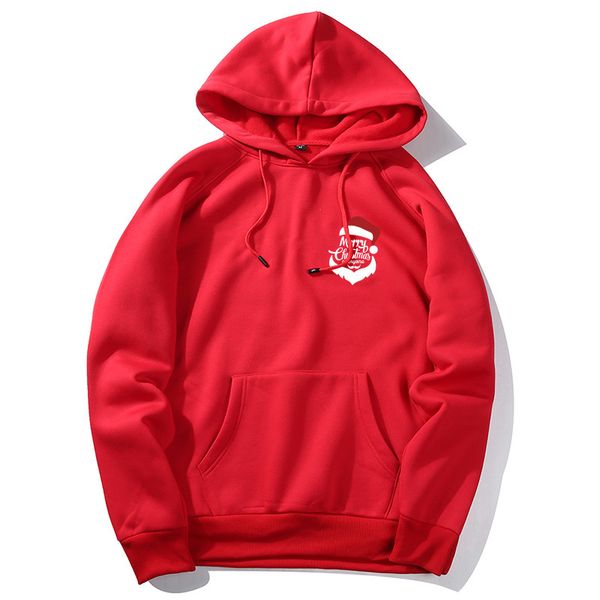 

2021 new christmas printing hoodies men multicolor casual hooded women sweatshirt hip-hop streewear male 66v8, Black
