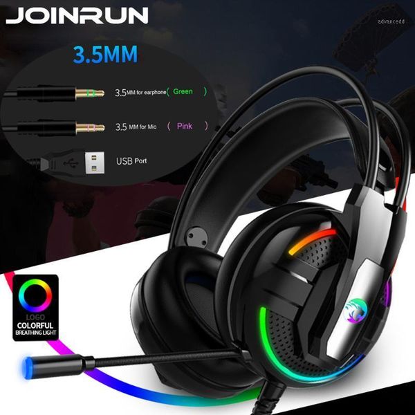 

joinrun wired game headphone earphones headset stereo headphones earphones with microphone for pc mobile phone1
