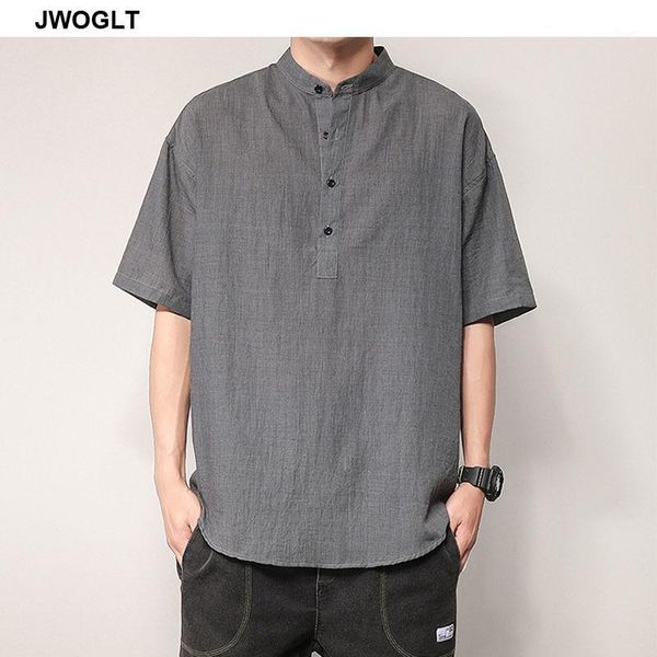 

japan fashion summer shirts casual short sleeve khaki black pullover shirts harajuku streetwear social korean male blouse1, White;black