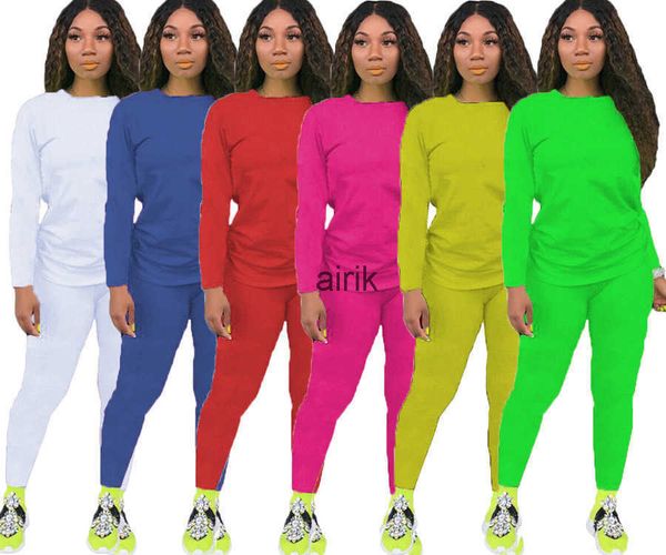 

women tracksuits 2 two piece outfits long sleeved desinger jogger set pullover sportswear casual autumn spring sport plus size clothing 888, White