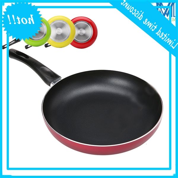 

26cm non-stick cooking aluminium anti-baking coating inner induction gas cookery egg fry pan 3 colors