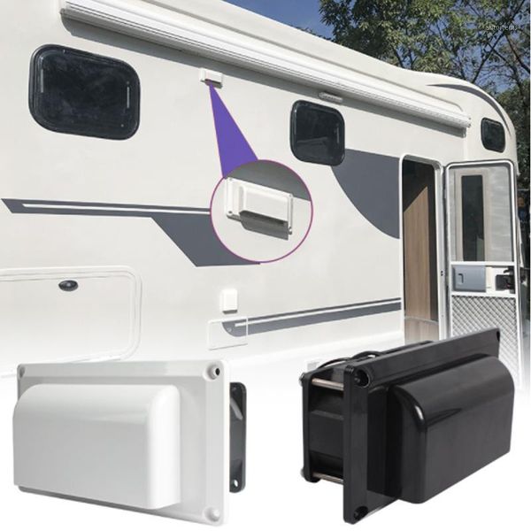

caravan motorhome trailer side air vent ventilation exhaust fan rv white black dc 25w for camper trailer boat marine yacht1