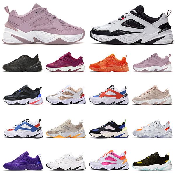 

m2k tekno running shoes mens womens pure platinum white black volt pink black white plum chalk outdoor trainers sports sneakers size 36-45