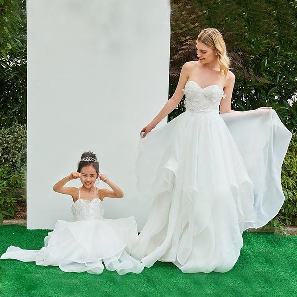 

mother daughter wedding dresses white fairy off shoulder dress party birthday family clothing mom and daughter dress outfits, Blue