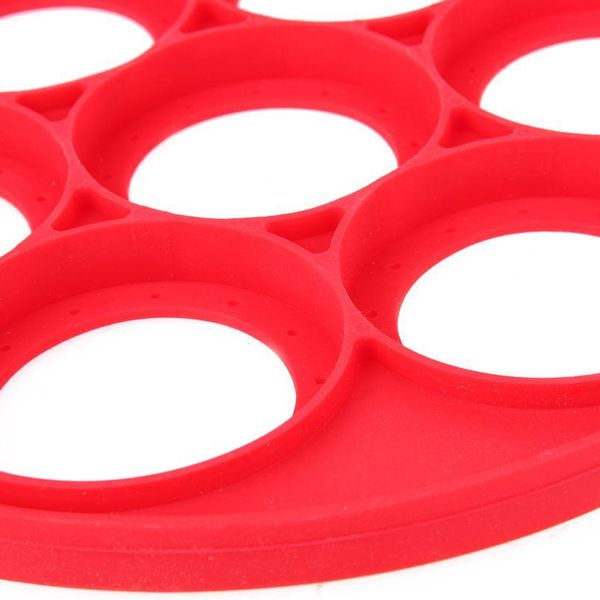 

7 holes sile pancake maker creative kitchen fried eggs molds nonstick bbysub