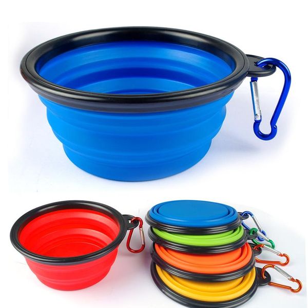 

sile collapsible feeding bowl dog water dish cat portable feeder puppy pet travel bowls sile col sqcvvx