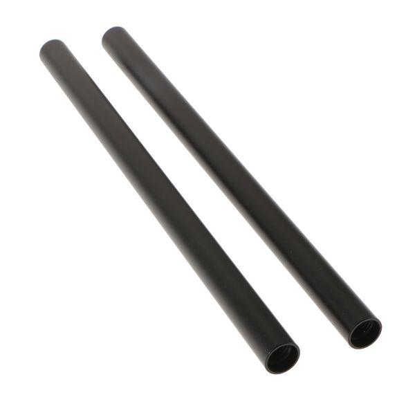 

15mm rods aluminum alloy 25 cm 10 inch long for dslr camera 15mm rods system, pack of 2