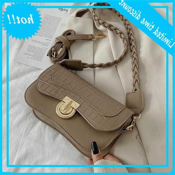 

crocodile pattern crossbody cups for women 2021 winter chains handbag small tas pu leather ladies designer shoulder bags