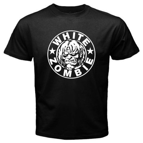 

white zombie rob zombie heavy metal мужская черный размер 3xl повседневные мужской короткие рукава дизайнеры pattern балахон футболки толсто