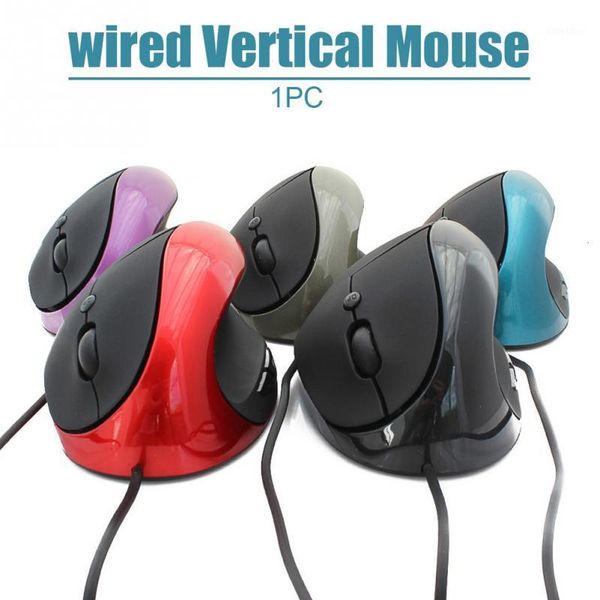 

wired mouse ergonomic optical 2.4g 800/1000/1200dpi colorful light wrist healing vertical mice gaming mouse gamer1