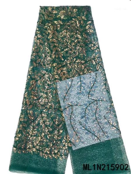 

beautifical net embroidery lace african party french wedding tulle lace material 5 yards african laces ml1n21591, Pink;blue