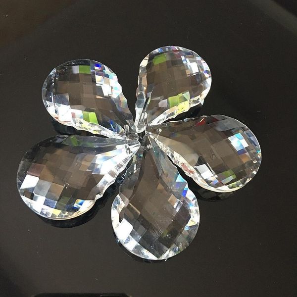 

50mm shining chandelier glass crystal lamp prism part pendant suncatcher 2inch faceted diy craft supply haning ornament decor h jllcgt
