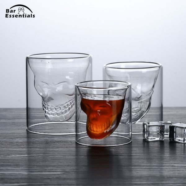 

transparent for halloween cup skull double glass the home bar beer water and party l wedding glasses gift drinkware