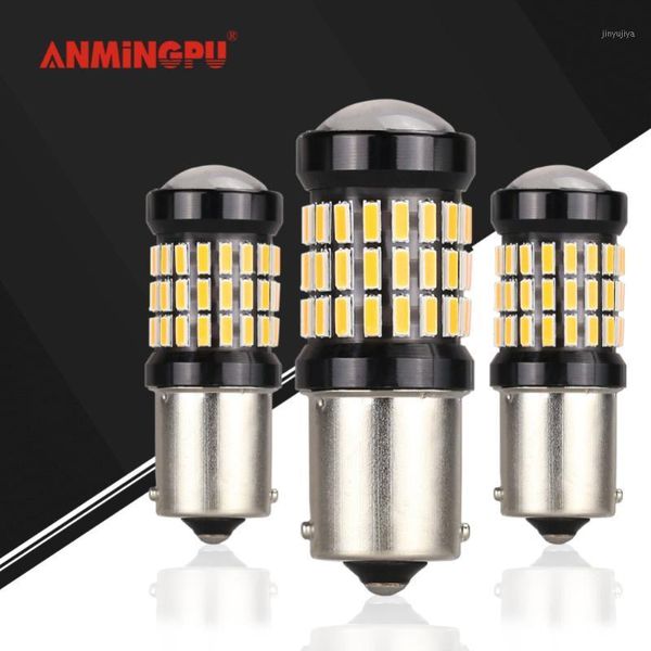 

emergency lights anmingpu 2x high brightness py21w p21w led signal lamp bau15s ba15s 1156 r5w turn light reverse brake1