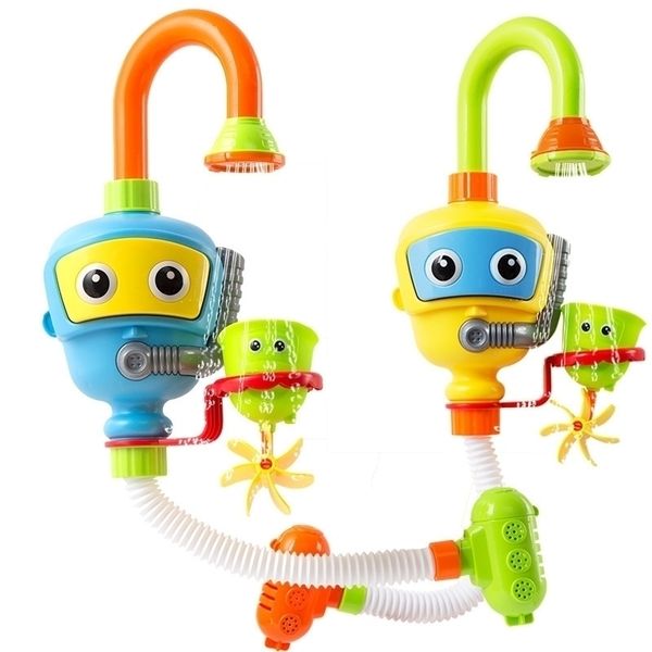 

baby bath toys bathtub accessories waterwheel shower spray water play game for bath bathroom toy kids y200323