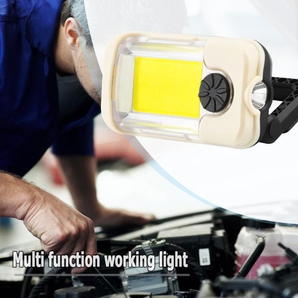 

portable cob led 1000lm work light usb rechargeable outdoor security lamp1