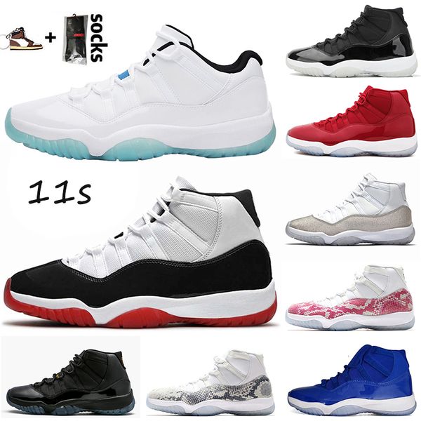 

selling men women basketball shoes satin\r\r cool grey jumpman 11 11s bred concord blue women sneakers trainers 36-47