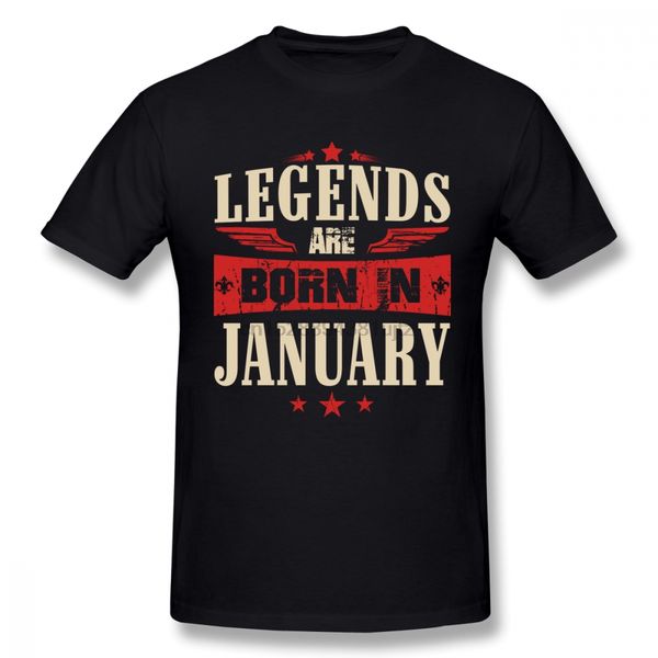 

legends are born in january men t shirt new homme guy big size crewneck custom short sleeve brand sport hooded sweatshirt hoodie