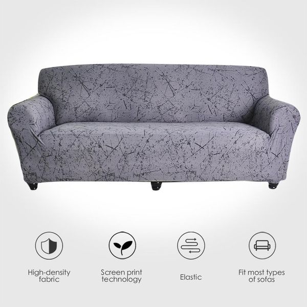 Stretch Sofa Cover para sala de estar Capa de sofá L Forma Poltrona capa única / dois / três assento 201119