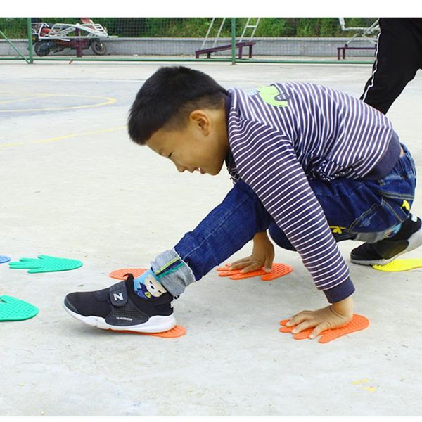 

kids hand feet sensory play game educational toys for children crawling jump activity outdoor indoor kindergarten prop sport toy wmtomr