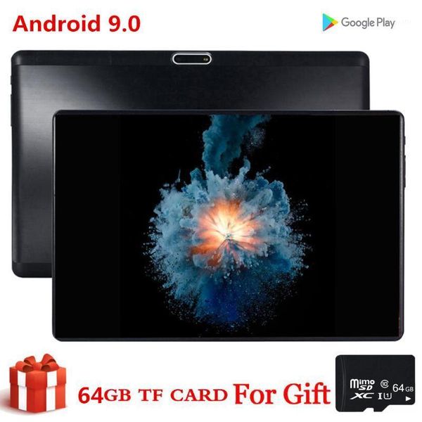 

gift 64gb card 10 inch tablet s119 mid pc global bluetooth wifi phablet android 9.0 core dual sim card 2.5d tablet ce band 32gb1